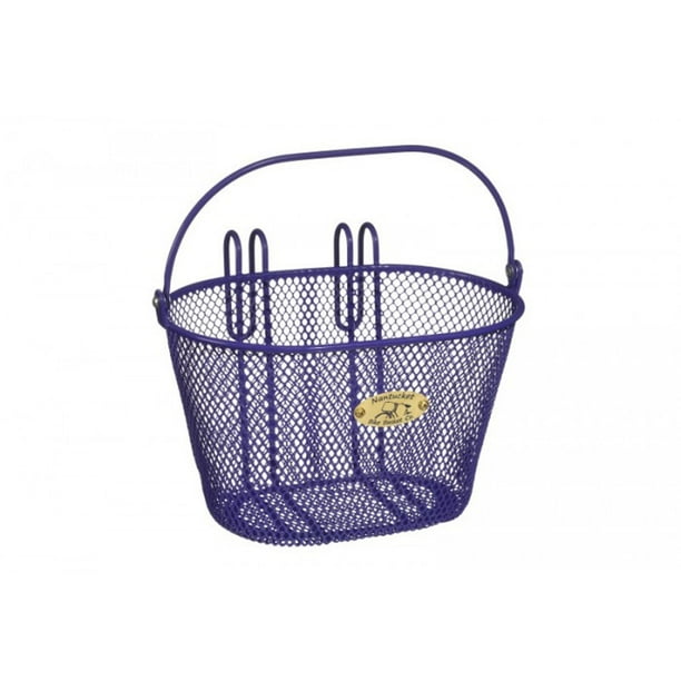Nantucket Bicycle Basket Co. Surfside Child Mesh Wire Basket, Purple