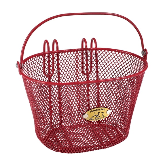 Nantucket Bike Basket Co. Surfside Pink Children's Mesh Basket