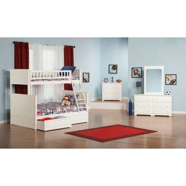 Nantucket Bunk Bed Twin over Full in Multiple Colors and Configurations
