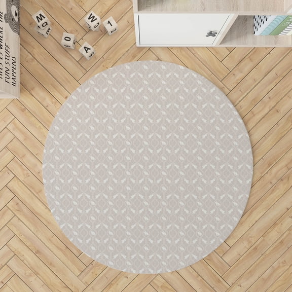 Nantucket Bunny Neutral Kids Play Mat