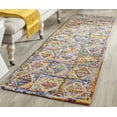 thumbnail image 1 of Safavieh Nantucket Branden Geometric Hand Tufted Multicolor Runner Rug, 2'3" x 8', 1 of 7