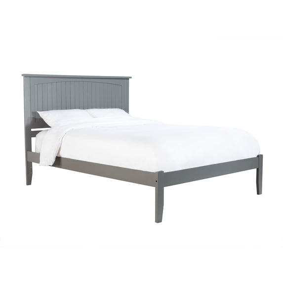 AFI Nantucket Queen Solid Wood Platform Bed, Grey
