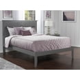 thumbnail image 1 of AFI Nantucket King Solid Wood Platform Bed, Grey, 1 of 7