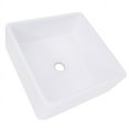 thumbnail image 1 of Nantucket Sinks NSV107A 15" Square Ceramic Vessel Bathroom Sink in White, 1 of 7