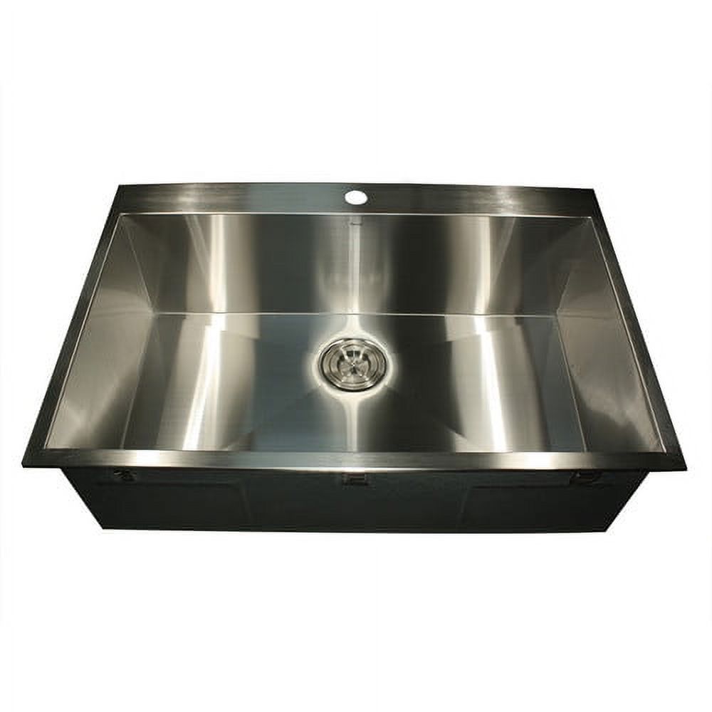 Nantucket Sinks ZR3322-S-16 Self Rimming Stainless Steel Kitchen Sink - image 1 of 7