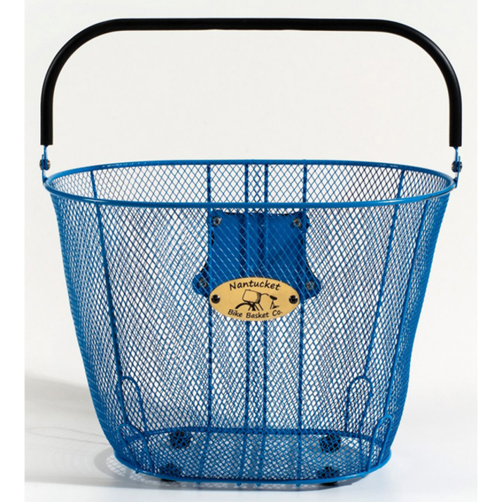 Nantucket Surfside Mesh Wire Handlebar Basket with Quick Release