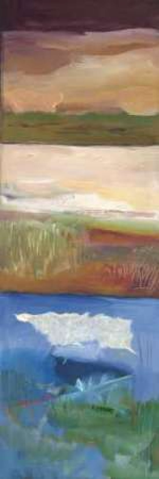 Nantucket Vistas II Canvas Art - Marlene Lenker (12 x 36)