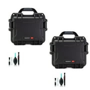 Nanuk 905 Hard Utility Case Black2 pack Kit |Crushproof, Dustproof, and Waterproof Hard Protective Cases
