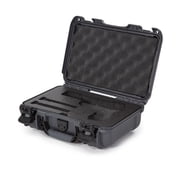 Nanuk 909 Waterproof Professional Classic Pistol/Gun Case, Military Approved with Custom Insert - Graphite