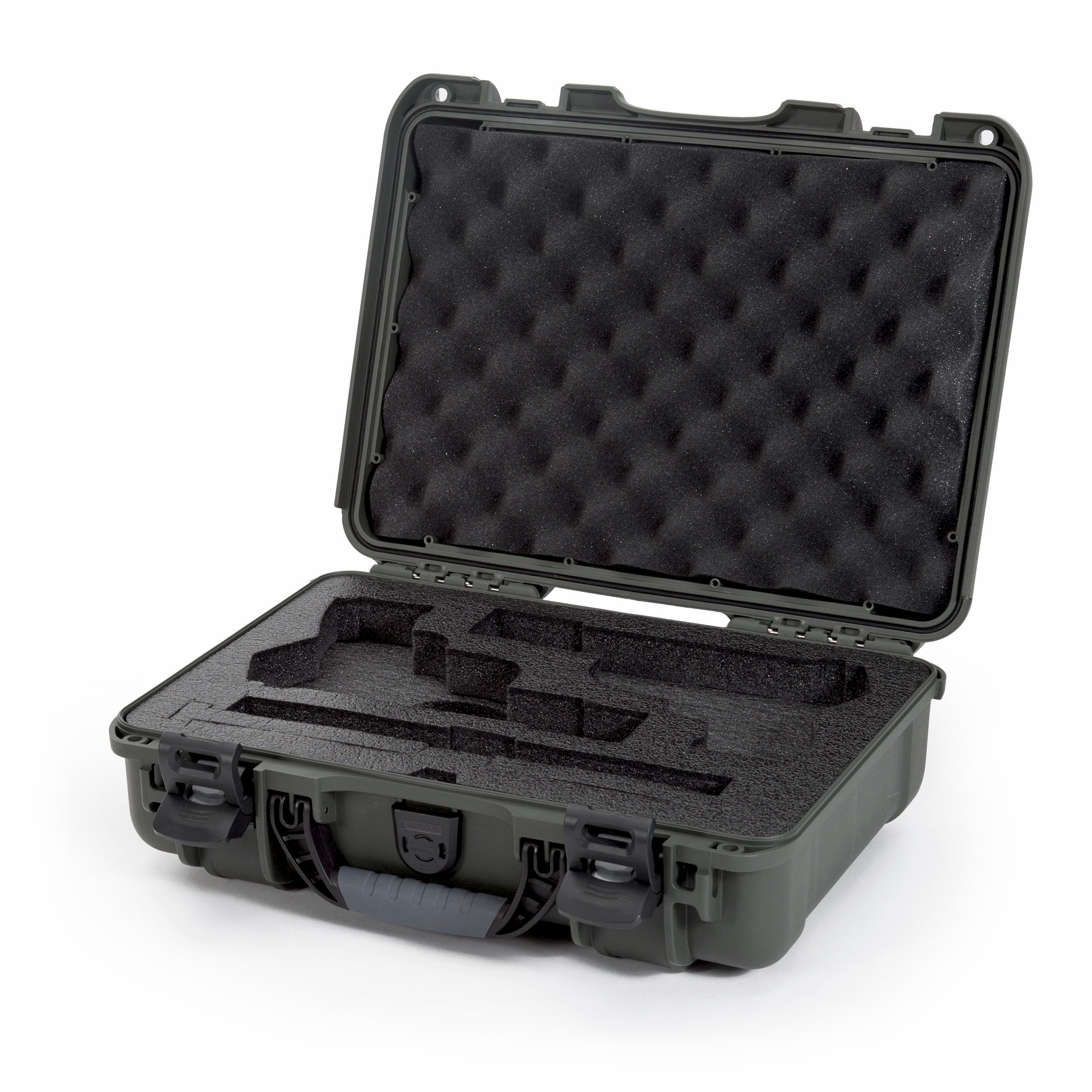 Nanuk 910 Waterproof Professional Classic Pistol/Gun Case, Military  Approved with Custom Insert for 2UP - Black 