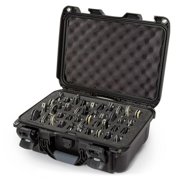 Nanuk 915 Waterproof Hard Case with Foam Insert for 40 Knives, Black