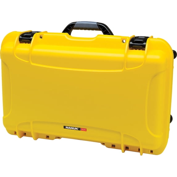 Nanuk 935 Waterproof Carry-On Hard Case with Wheels Empty - Yellow