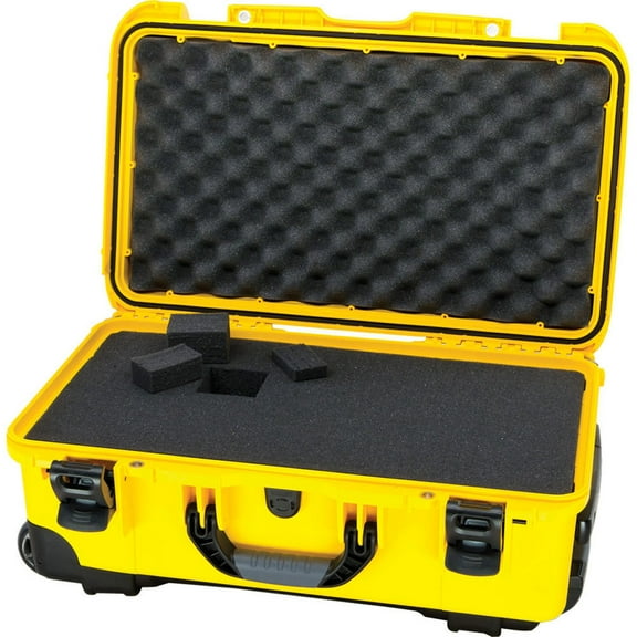 Nanuk 935 Waterproof Hard Case with Wheels and Foam Insert (Yellow)