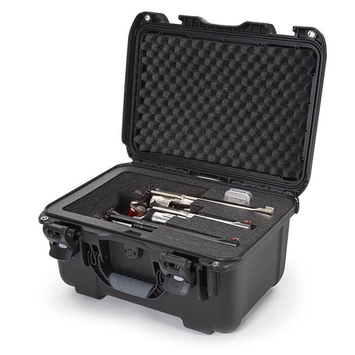 Nanuk Firearms Series 918 Waterproof Protective Case with Foam Insert, Black, Bundle with Cleaning Kit