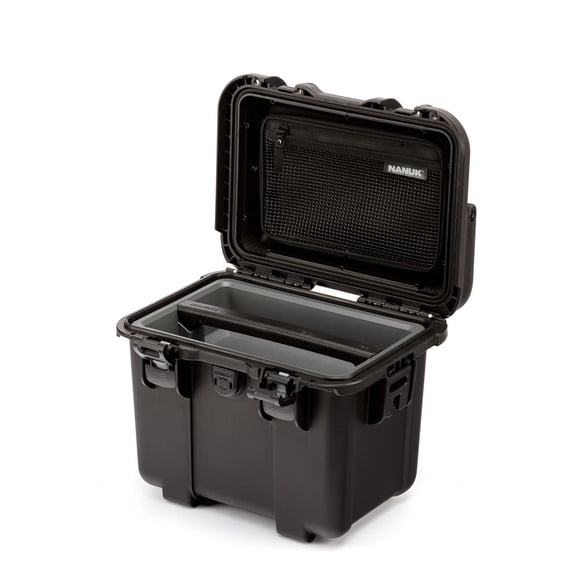 Nanuk Trail 10 Eco-Friendly Waterproof Compact Gear Case, Black