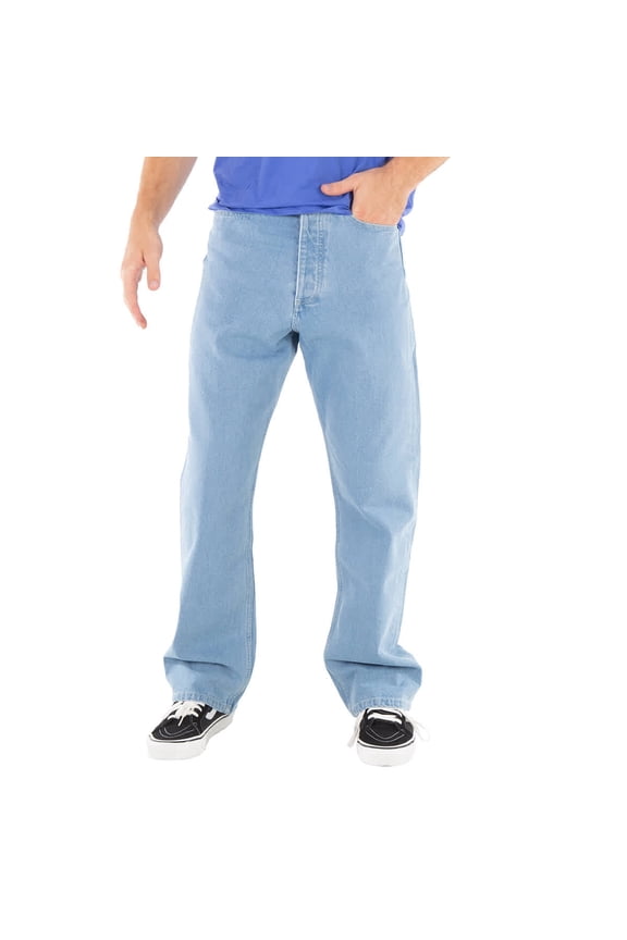 Straight Leg High Waist Jeans, Waist Size 32"