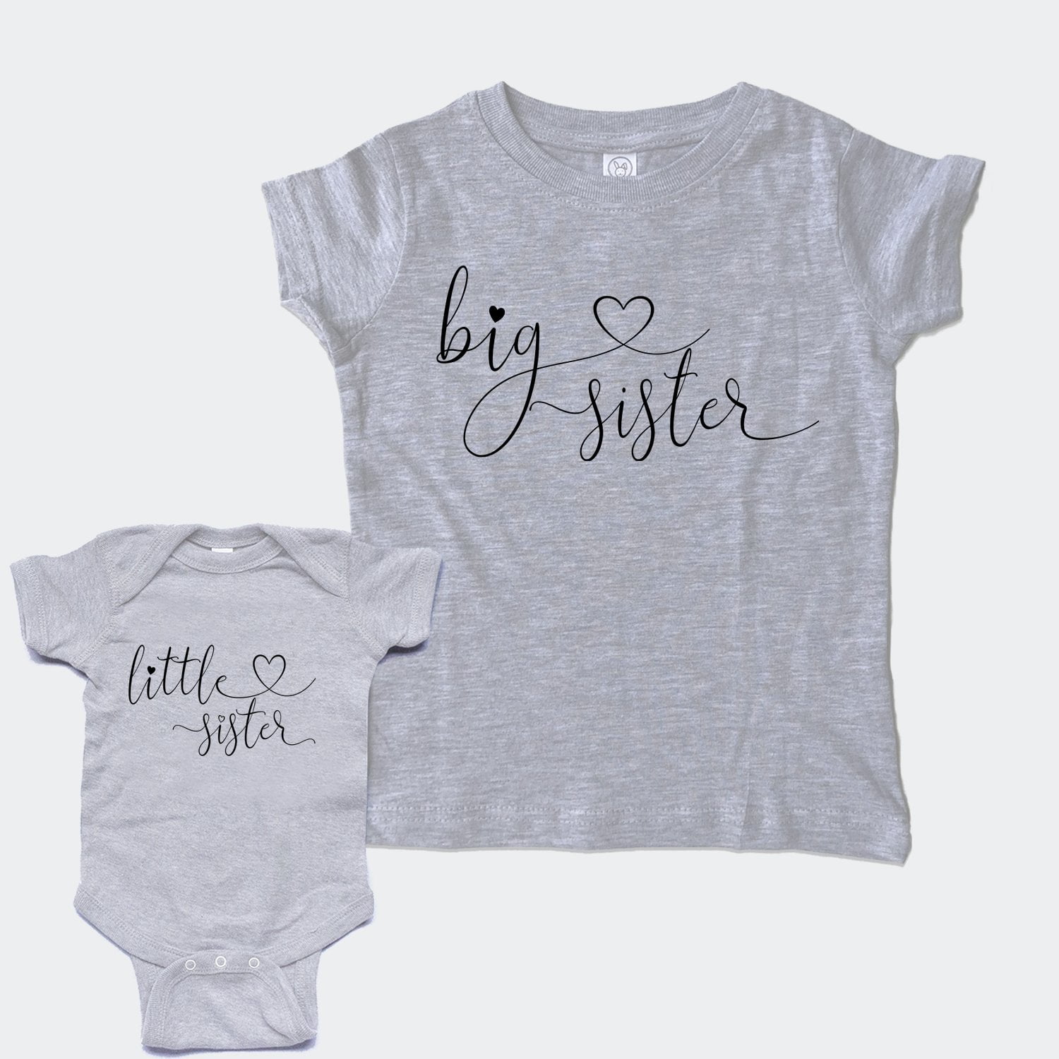 NanyCraft's Big Sister and Little Sister Shirts Set - Walmart.com, image size:1500x1500