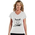thumbnail image 1 of NanyCrafts Baseball Mom Women's V-Neck Shirt, 1 of 2