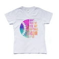 thumbnail image 1 of NanyCrafts' Don't Make me Use my Softball Mom Voice Ladies Modern Fit V-Neck Shirt, 1 of 2