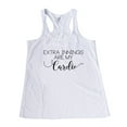 thumbnail image 1 of NanyCrafts' Extra Innings are my Cardio Women's Racerback Tank Top, 1 of 2