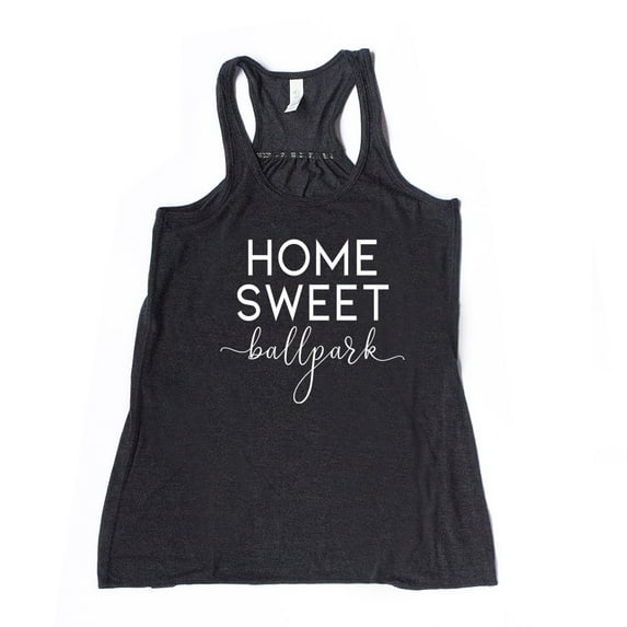 NanyCrafts' Home Sweet Ballpark Women's Racerback Tank Top