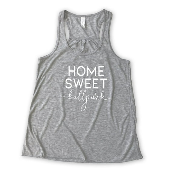 NanyCrafts' Home Sweet Ballpark Women's Racerback Tank Top