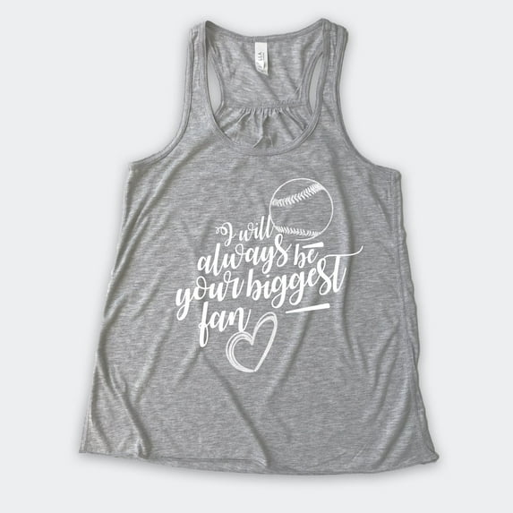NanyCrafts' I will always be your biggest fan Women's Racerback Tank Top