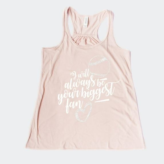 NanyCrafts' I will always be your biggest fan Women's Racerback Tank Top