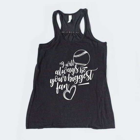 NanyCrafts' I will always be your biggest fan Women's Racerback Tank Top