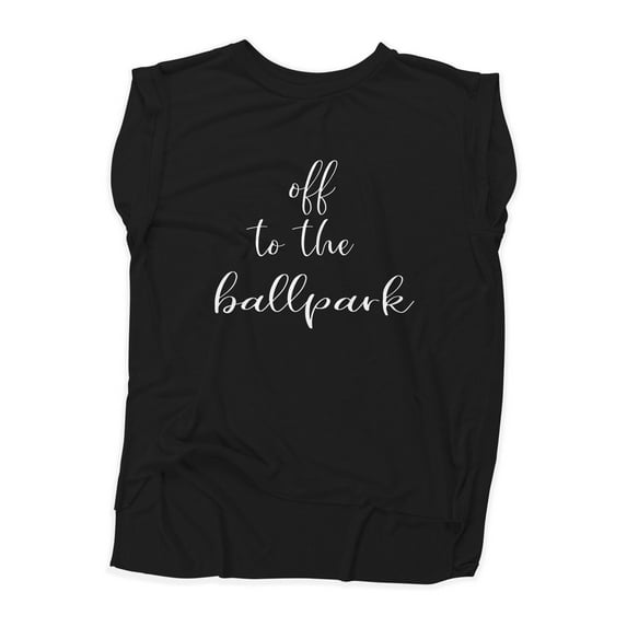 NanyCrafts' Off the Ballpark Flowy Muscle Tee