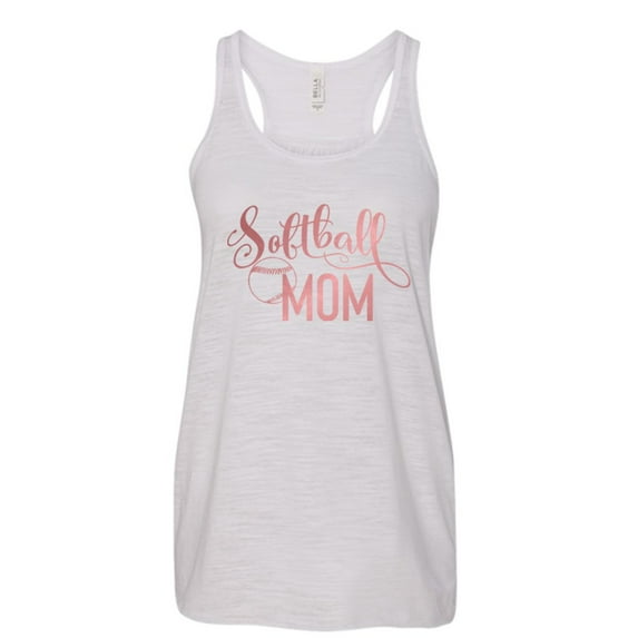 NanyCrafts' Softball Mom Women's Racerback Tank Top