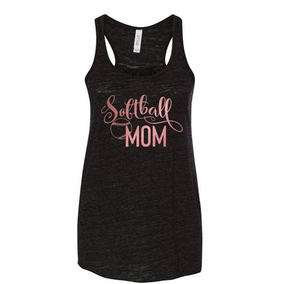 NanyCrafts' Softball Mom Women's Racerback Tank Top