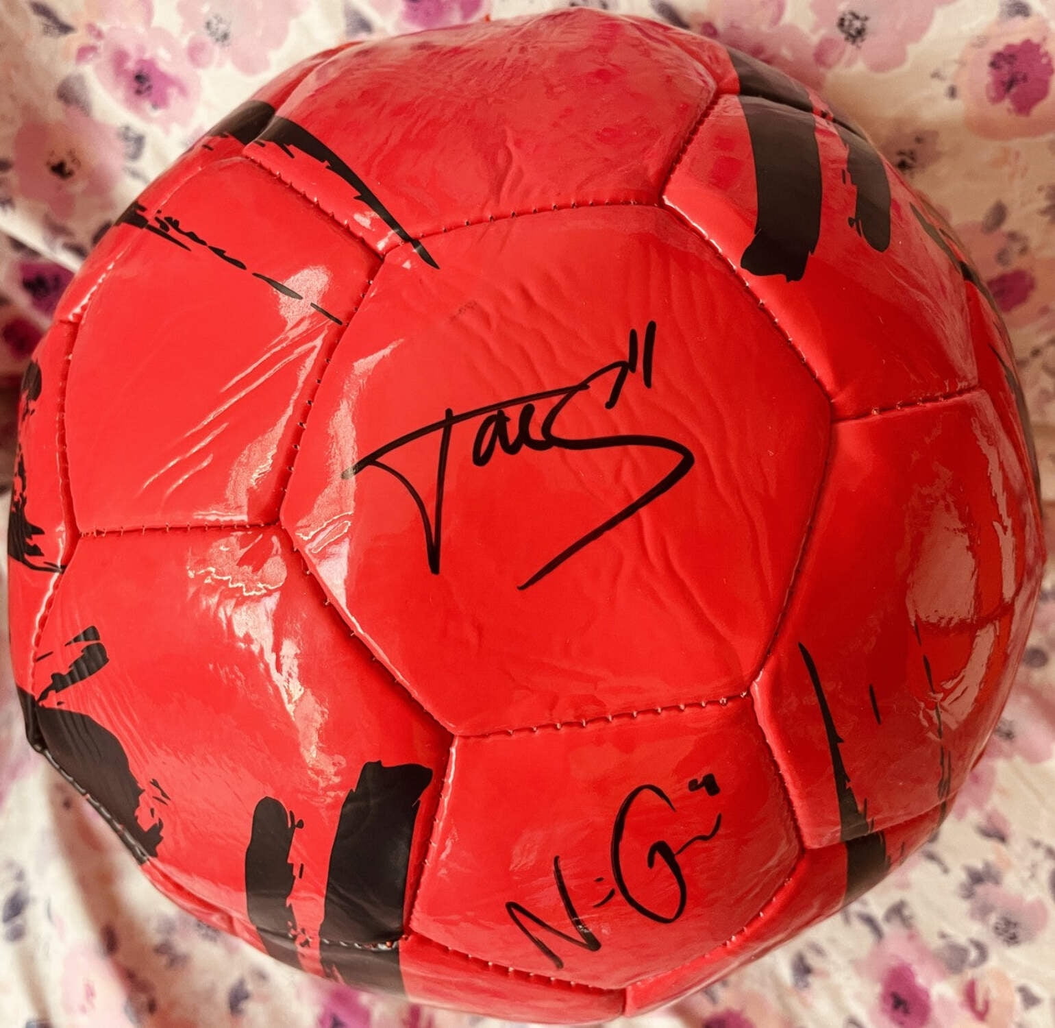 Naomi Girma And Jaedyn Shaw Autographed Soccer Ball JSA 2024 US Olympic ...