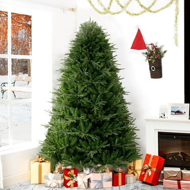 Naomi Home Hinged Pre-Lit Artificial Christmas Tree-Size:6.5 ft
