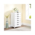 thumbnail image 1 of Naomi Home 7-Drawer File Storage Cabinet with Wheels and Printer Stand, White, 1 Unit, 1 of 3