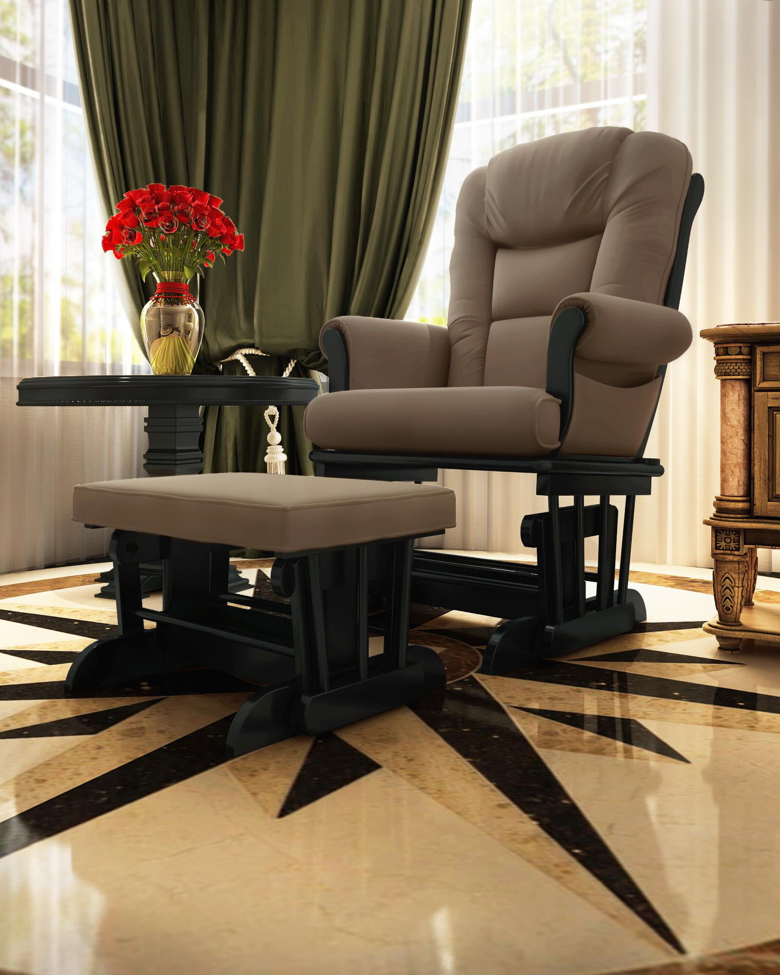 Multiposition glider best sale and ottoman