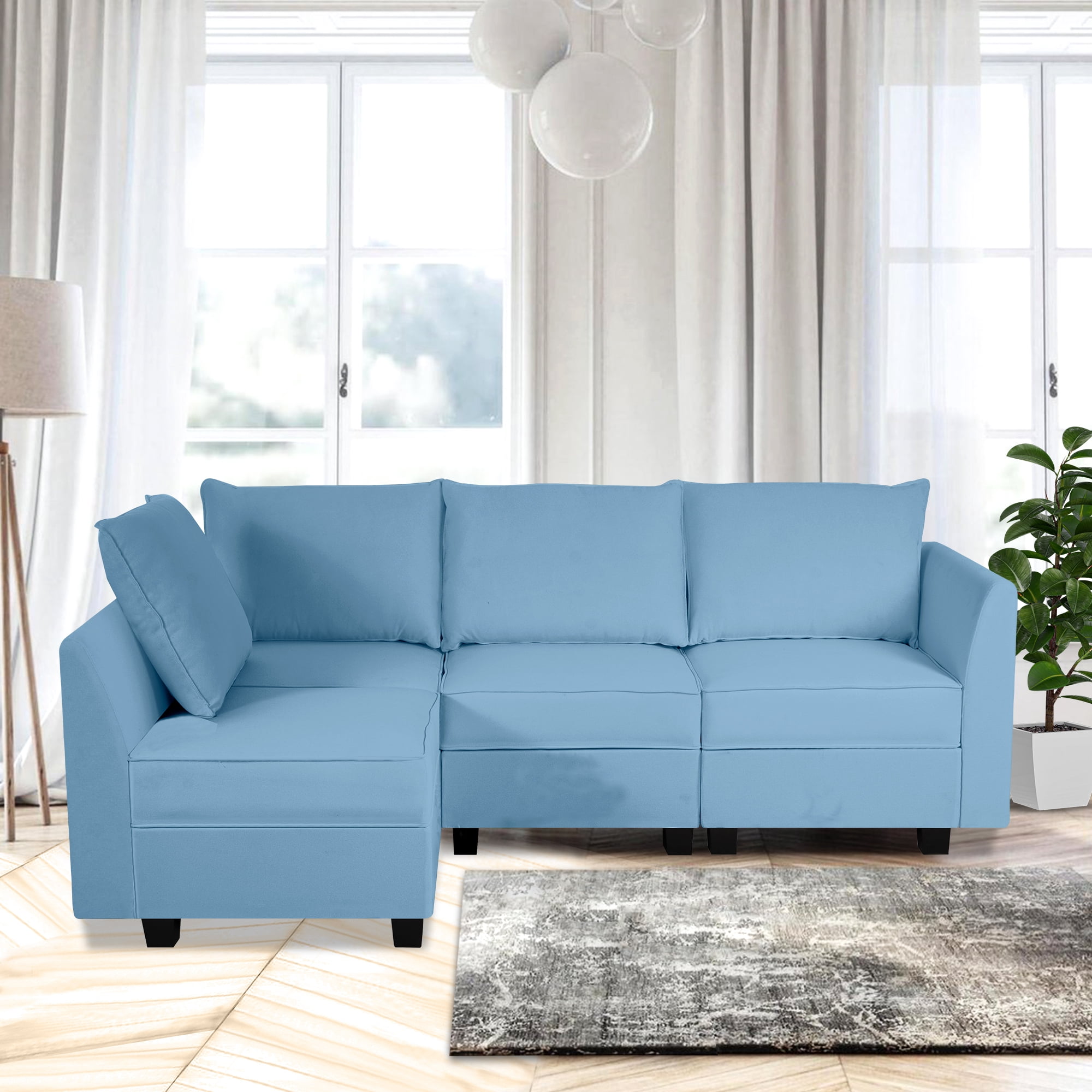 Naomi Home Elizabeth Modern DIY Collection-Fabric:Linen,Finish