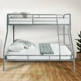 thumbnail image 1 of Naomi Home Twin Over Full Metal Bunk Bed, Gray, 1 of 14