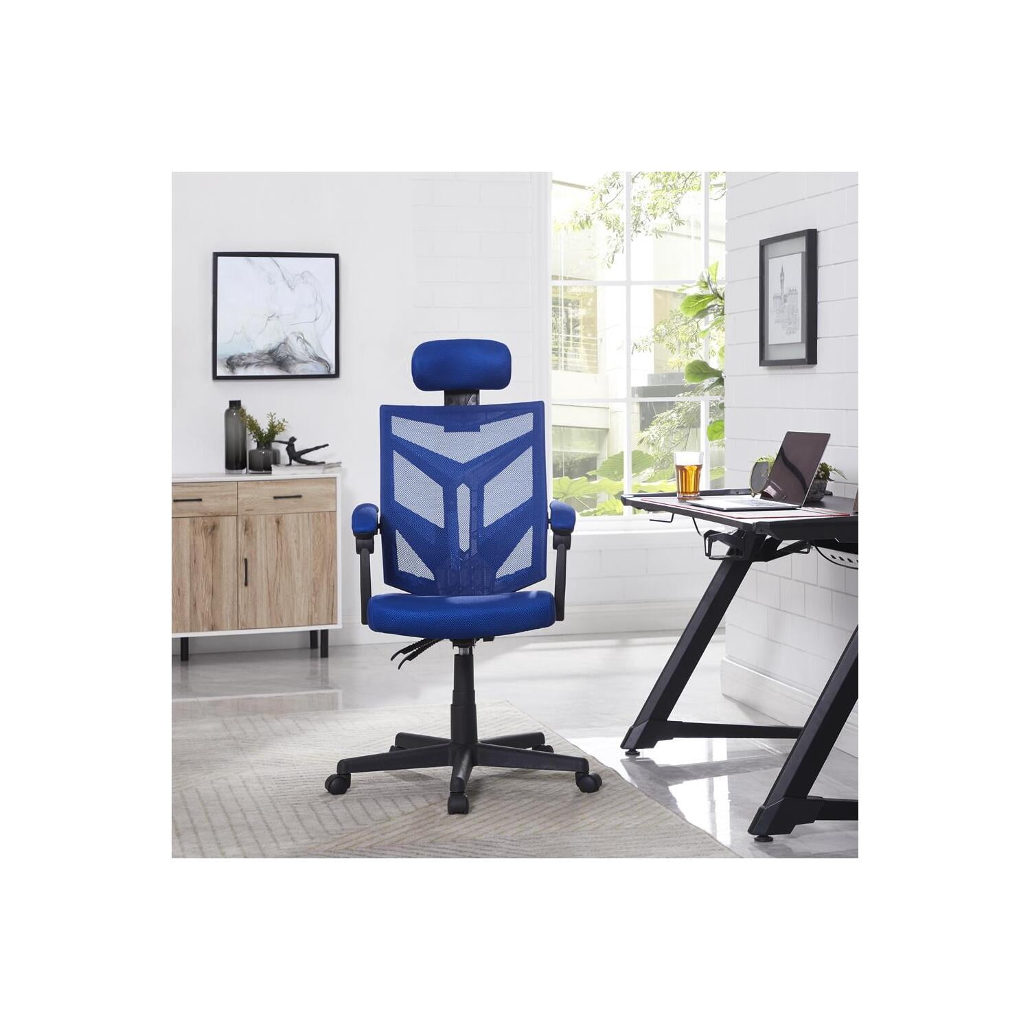 Naomi Home Juliet Adjustable Ergonomic Office Chair with Headrest ...