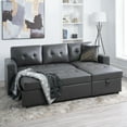 PullOut Sofa Bed Compact PullOut Couch for Small Spaces and Living