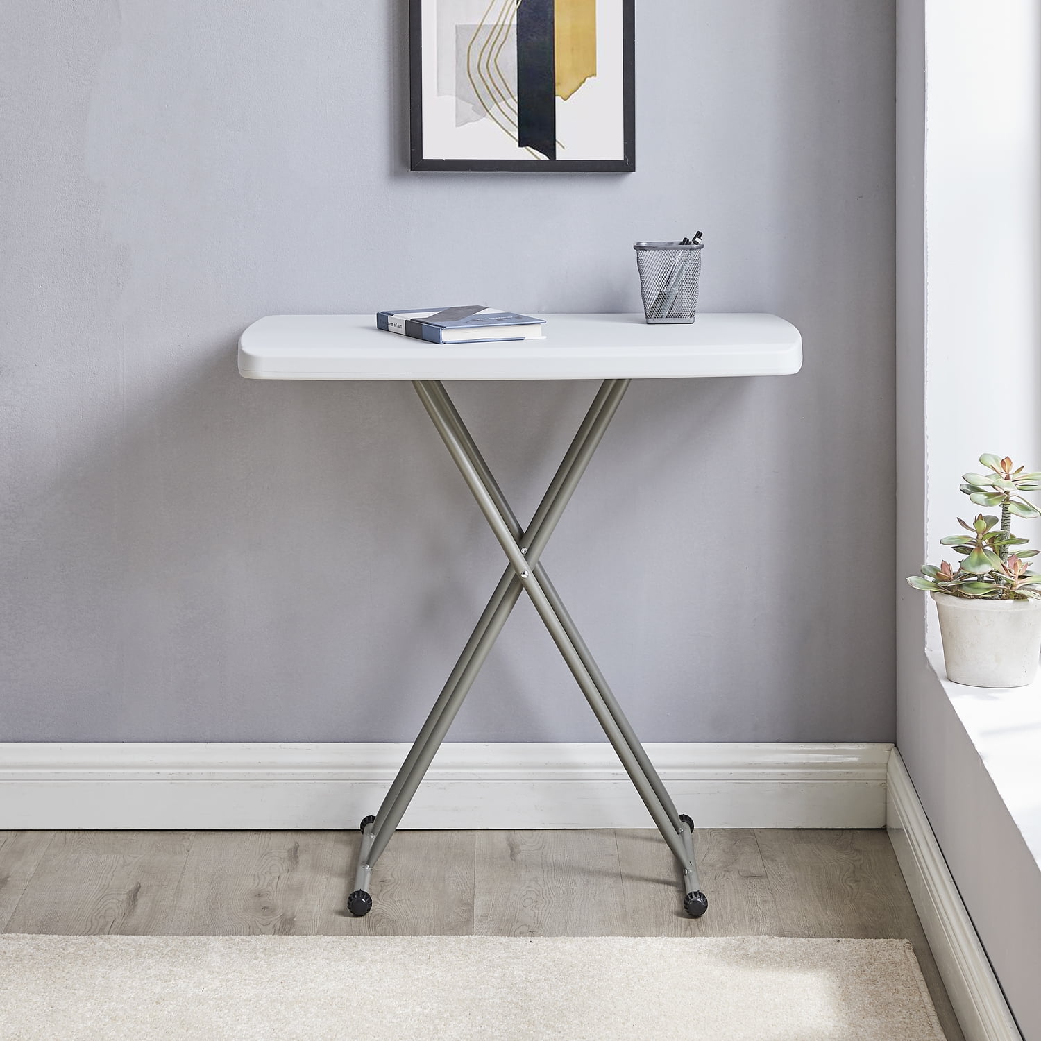 Naomi Home Personal Folding Table, Small Table, TV Dinner table