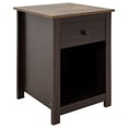 thumbnail image 1 of Naomi Home Peyton Rustic End Table-Color:Espresso, 1 of 2
