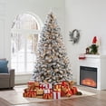 thumbnail image 1 of Naomi Home Pre-Lit Snow Frosted Artificial Spruce Christmas Tree-Size:9 Ft,Width:59", 1 of 6