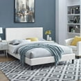 thumbnail image 1 of Naomi Home Rosie Platform Bed-Color:White,Size:King, 1 of 5
