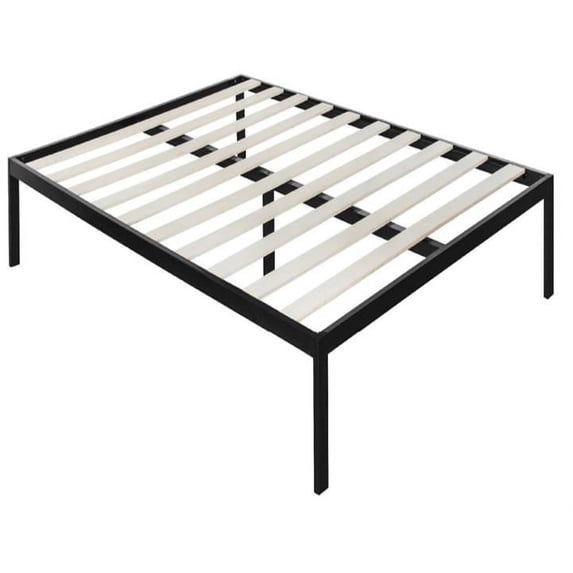 Naomi Home idealBase Denise Platform Bed Frame-Color:Gray,Size:Twin XL