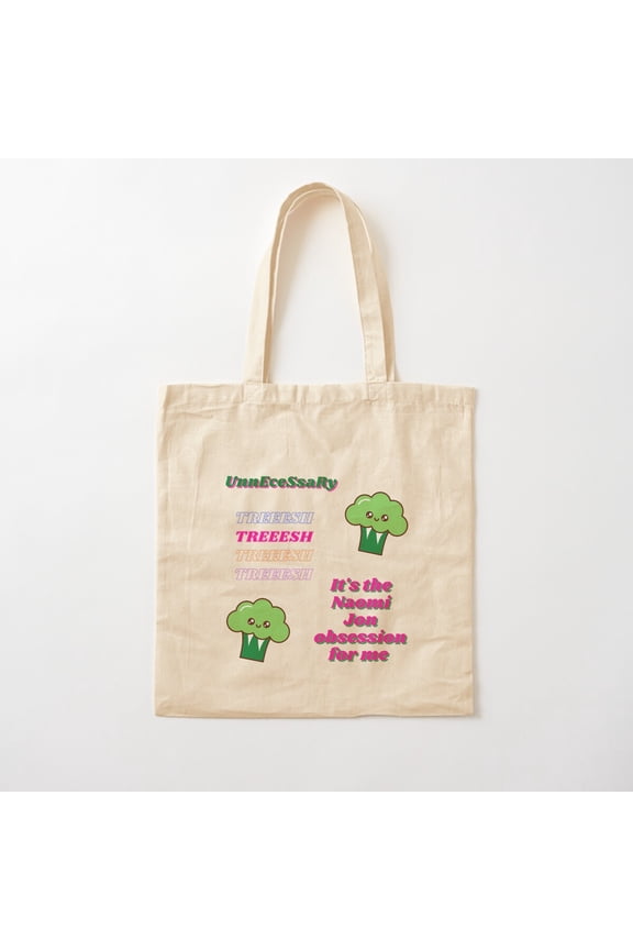Naomi Jon Canvas Tote Bags, Reusable Shopping Bag