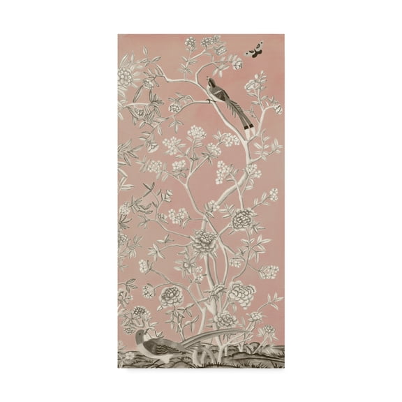 Naomi Mccavitt 'Blush Chinoiserie I' Canvas Art