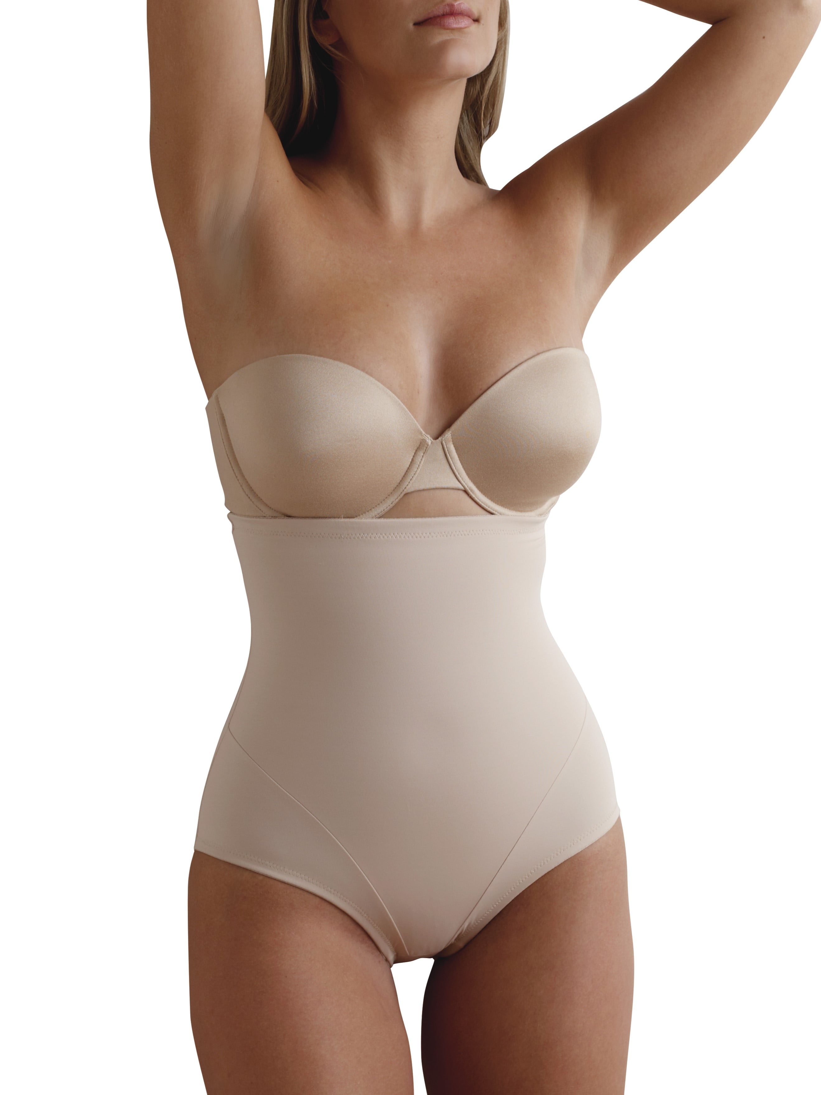 Naomi & Nicole Women's Firm Control Luxe Shaping with Back Magic High Waist  Shaping Brief Shapewear 