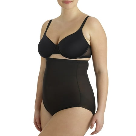 Naomi & Nicole Women's Plus Size Comfortable Firm Control High Waist Shaping Brief Shapewear