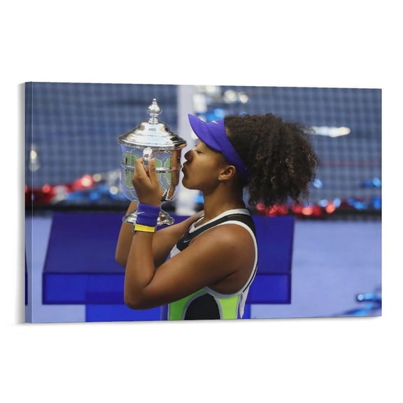 Naomi Osaka Tennis Poster (20) Print Photo Art Painting Canvas Poster Home Decorative Bedroom Modern Decor Posters Gifts 16x24inch(40x60cm)